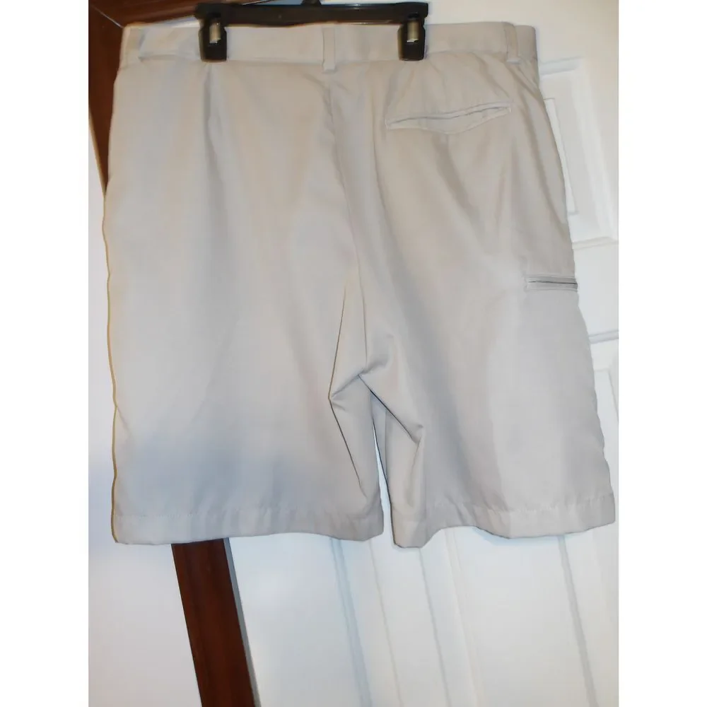 Grand Slam brand Classic Light Beige Golf Shorts Casual‎ Athletic Comfort Wear